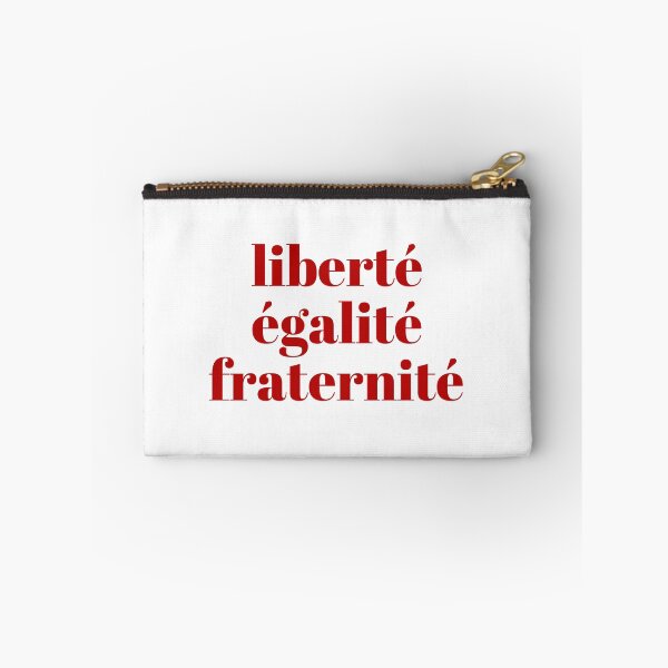 Item preview, Liberté Égalité Fraternité French Republic Quote Art designed and sold by Mars Babe.