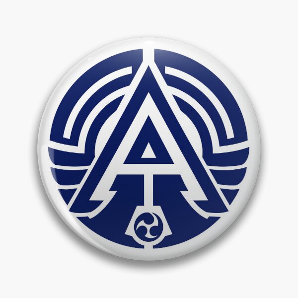 Item preview, Letter A Monogram - Arrow Samurai Crest (Navy Blue) designed and sold by ZenCircle.
