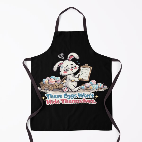 Item preview, These Eggs Won’t Hide Themselves – Funny Easter Bunny Design designed and sold by Gentlestate.