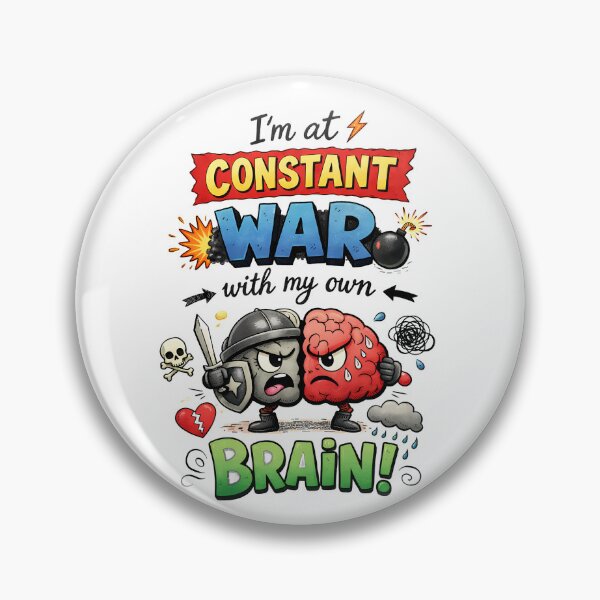 Item preview, Constant War With My Own Brain designed and sold by MarkColeImaging.