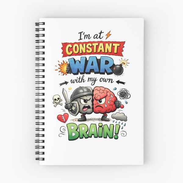 Item preview, Constant War With My Own Brain designed and sold by MarkColeImaging.