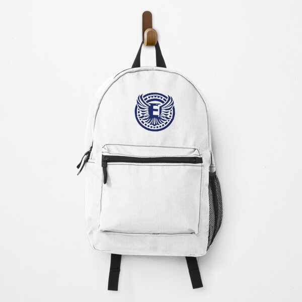 Item preview, Letter E Monogram - Eagle Samurai Crest (Navy Blue) designed and sold by ZenCircle.