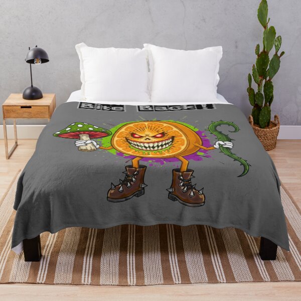 Item preview, Pscho Kumquat- Edgy Evil Food Streetwear designed and sold by MBBialyPiksel.