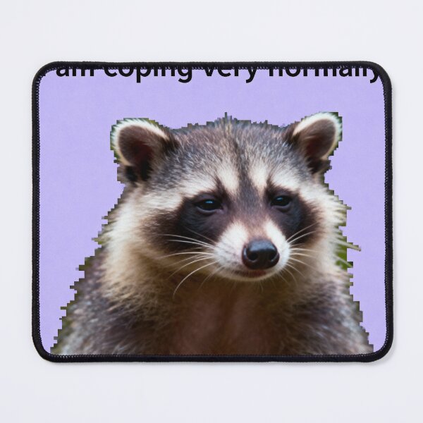 Item preview, I Am Coping Very Normally - Possum Meme designed and sold by PictorialWhimsy.