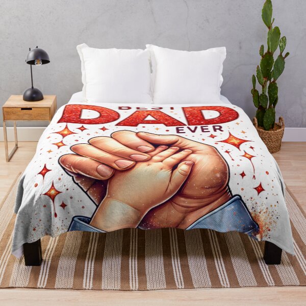 Item preview, Best Dad Ever Baby Hand Holding Father Gift designed and sold by DrukNaStyl.