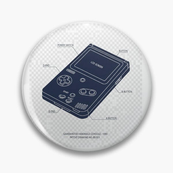 Item preview, Retro Handheld Game Console Blueprint designed and sold by craftedd.