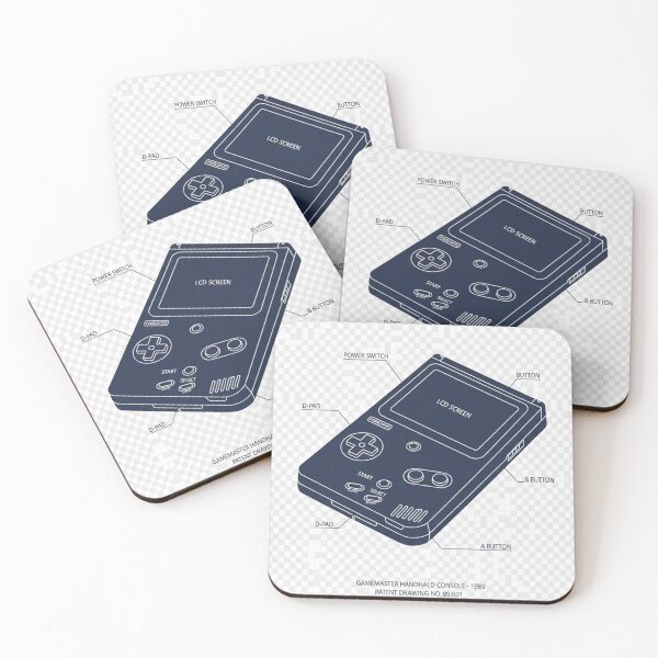 Item preview, Retro Handheld Game Console Blueprint designed and sold by craftedd.