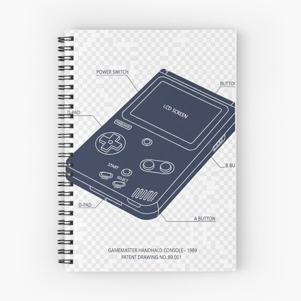 Artikelvorschau, Bauplan für eine Retro-Handheld-Spielkonsole entworfen und verkauft von craftedd.