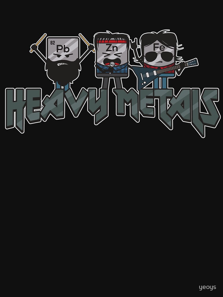 Heavy Metals Chemistry Band - Funny Chemistry Quote Gift von yeoys