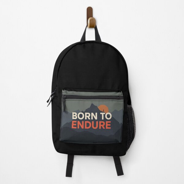 Item preview, Born to Endure – Motivational Mountain Ridge Design for Endurance Athletes designed and sold by endurothreads.