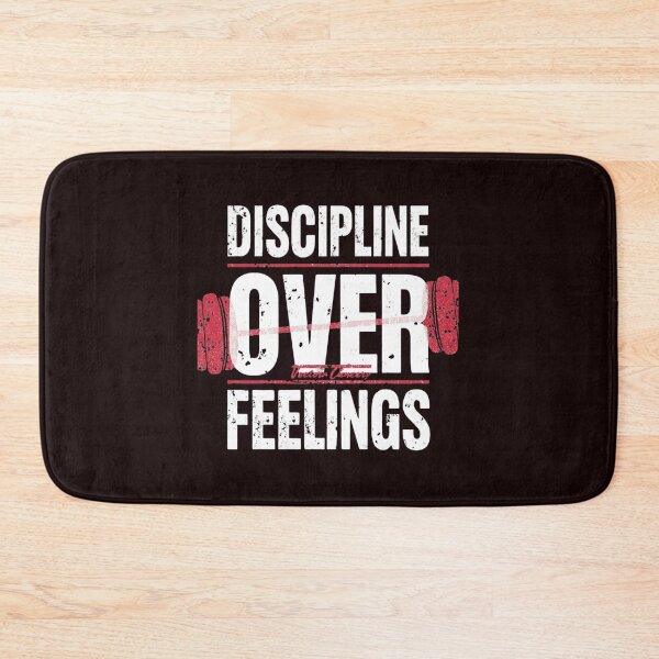 Item preview, Discipline Over Feelings Gym Shirt – Motivational Fitness T-Shirt designed and sold by guchieworldcollection.