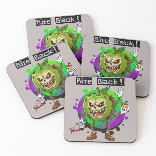 Item preview, Pscho Green Apple- Edgy Evil Food Streetwear designed and sold by MBBialyPiksel.