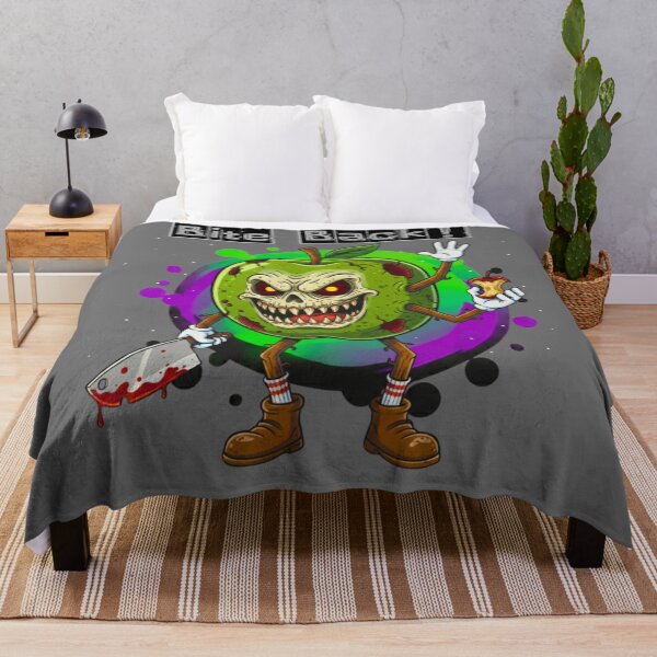 Item preview, Pscho Green Apple- Edgy Evil Food Streetwear designed and sold by MBBialyPiksel.