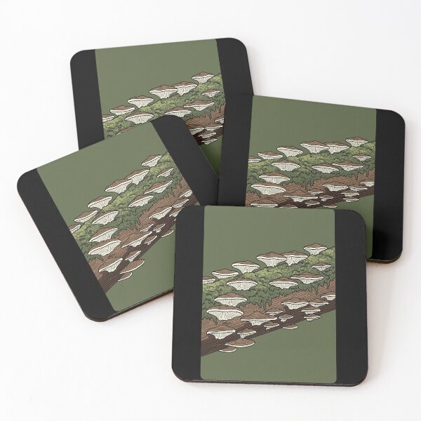 Item preview, Mushrooms on Tree Stump - Forest Scene designed and sold by BRU Design.