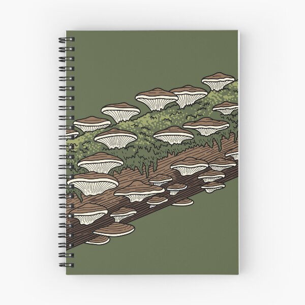 Item preview, Mushrooms on Tree Stump - Forest Scene designed and sold by BRU Design.