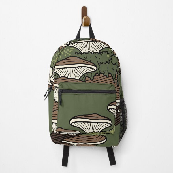 Item preview, Mushrooms on Tree Stump - Forest Scene designed and sold by BRU Design.