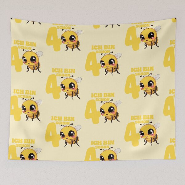 Item preview, Birthday 4 years old Bee Bees cute Little bee designed and sold by FoxyS.