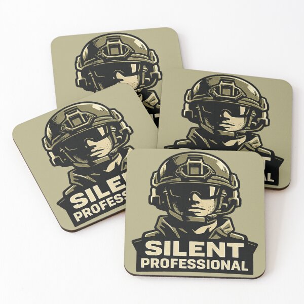 Item preview, Silent Professional – Tactical Operator Illustration designed and sold by myforestfog.
