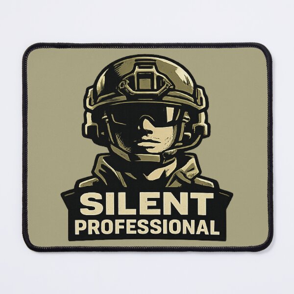 Item preview, Silent Professional – Tactical Operator Illustration designed and sold by myforestfog.