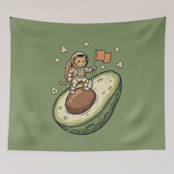 Item preview, Cosmic Conquest: Avocado Landing designed and sold by AwesomeBeyondLimits.