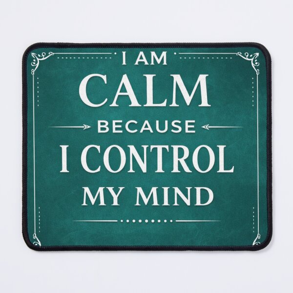 Item preview, Stoic Mind Control Affirmation Typography designed and sold by the-dovlat.