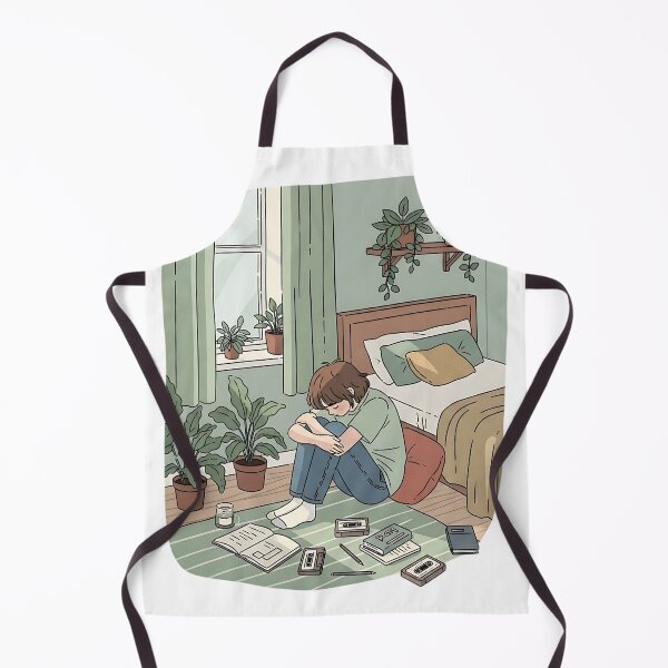 Item preview, Shy teenage sitting on the bedroom floor designed and sold by iwzzuel.