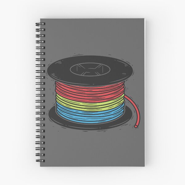 Item preview, Woodcut Rainbow Filament spool designed and sold by BRU Design.