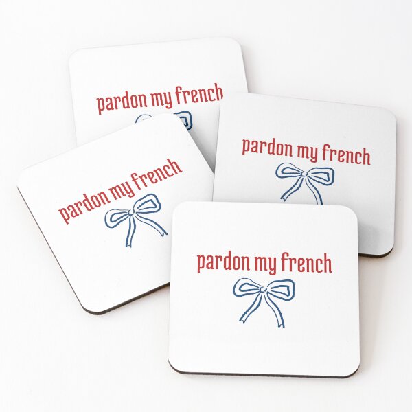 Item preview, Pardon My French Funny French Quote Illustration designed and sold by Mars Babe.