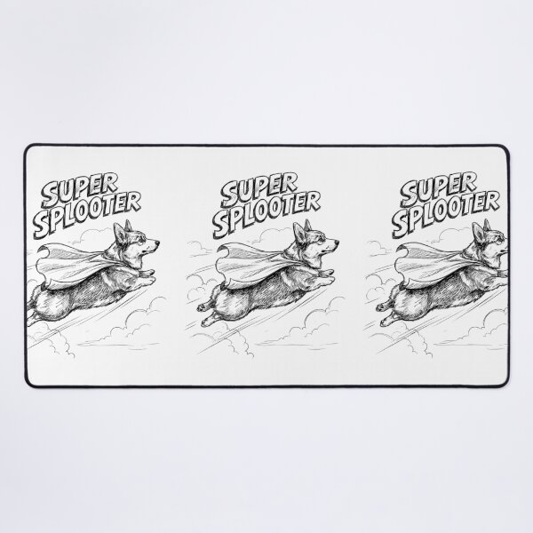 Item preview, Super Splooter - Pembroke Welsh Corgi Dog designed and sold by bapupa.