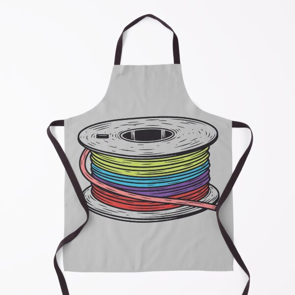 Item preview, Rainbow FIlament Spool Linograph designed and sold by BRU Design.