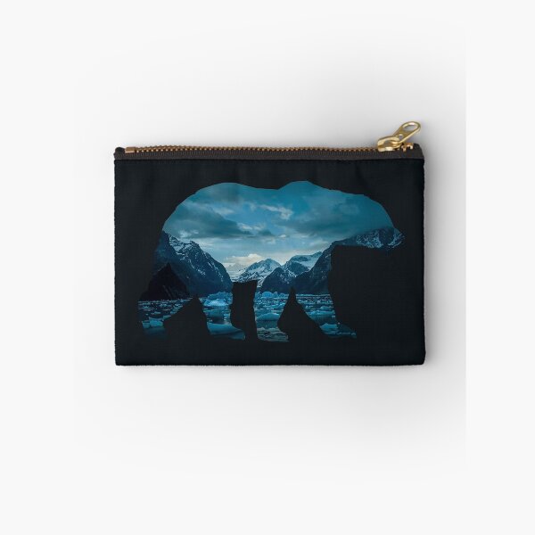 Item preview, Bear Silhouette with Glacier Landscape – Arctic Wilderness designed and sold by Printerraworks.