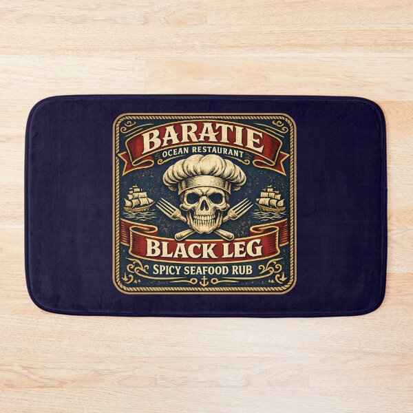 Item preview, Baratie Black Leg Spicy Seafood Rub Label designed and sold by agearb.