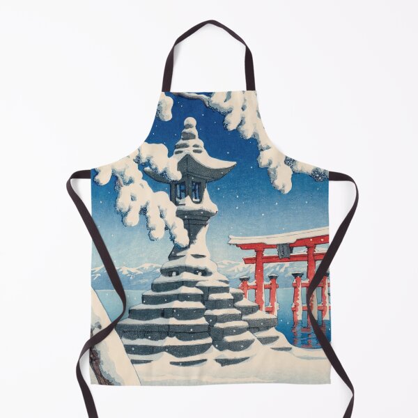 Item preview, Itsukushima No Yuki by Hasui Kawase: Snow at Itsukushima Poster designed and sold by artofuniverse.