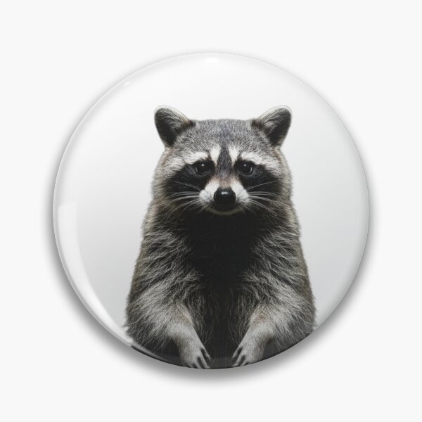 Item preview, Dramatic Raccoon Spotlight Dark Wildlife Portrait designed and sold by LuxeLayouts.