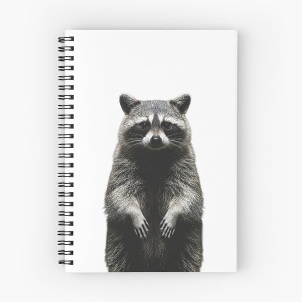 Item preview, Dramatic Raccoon Spotlight Dark Wildlife Portrait designed and sold by LuxeLayouts.