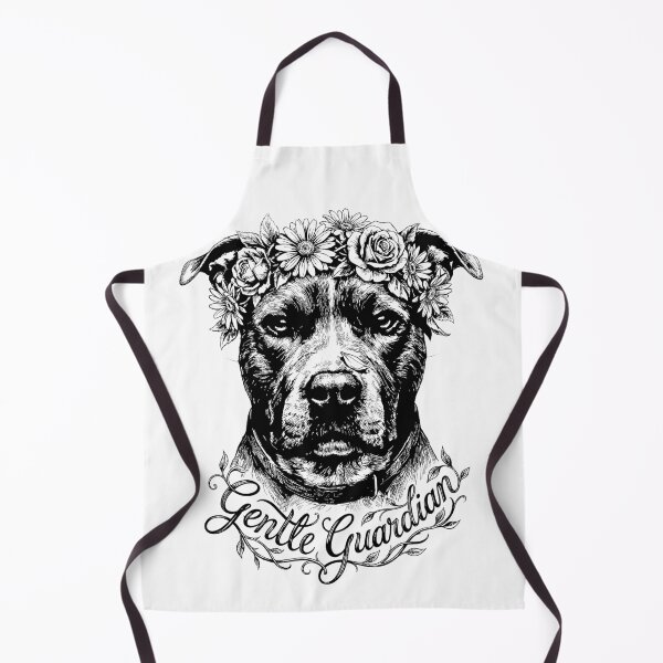 Item preview, Floral Defender - Pit Bull Dog designed and sold by bapupa.