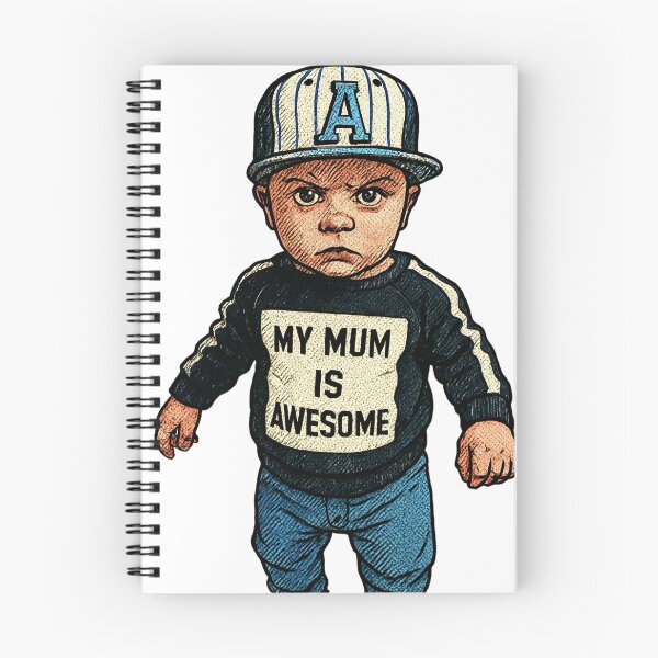 Item preview, Cool Kid My Mum Is Awesome Drawing designed and sold by Dariusz.K.