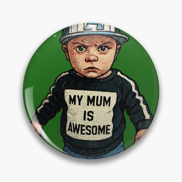 Item preview, Cool Kid My Mum Is Awesome Drawing designed and sold by Dariusz.K.