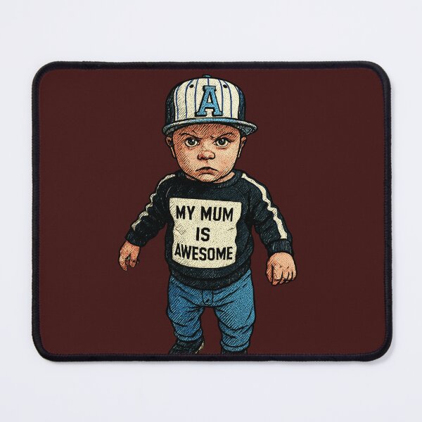 Item preview, Cool Kid My Mum Is Awesome Drawing designed and sold by Dariusz.K.