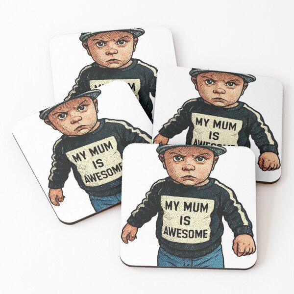 Item preview, Cool Kid My Mum Is Awesome Drawing designed and sold by Dariusz.K.