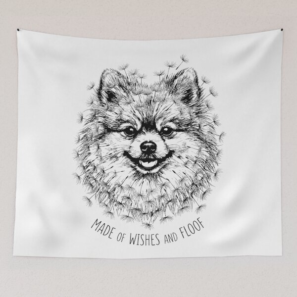 Item preview, Dandelion Wishes - Pomeranian Dog designed and sold by bapupa.