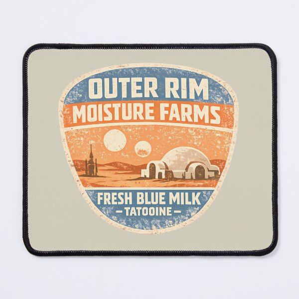 Item preview, Outer Rim Moisture Farms Fresh Blue Milk Label designed and sold by agearb.