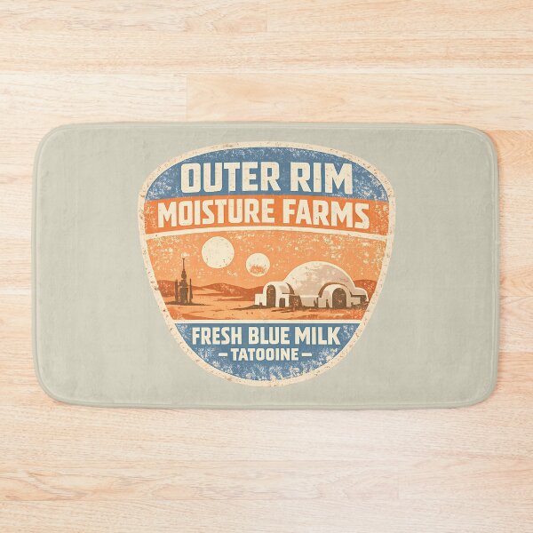 Item preview, Outer Rim Moisture Farms Fresh Blue Milk Label designed and sold by agearb.