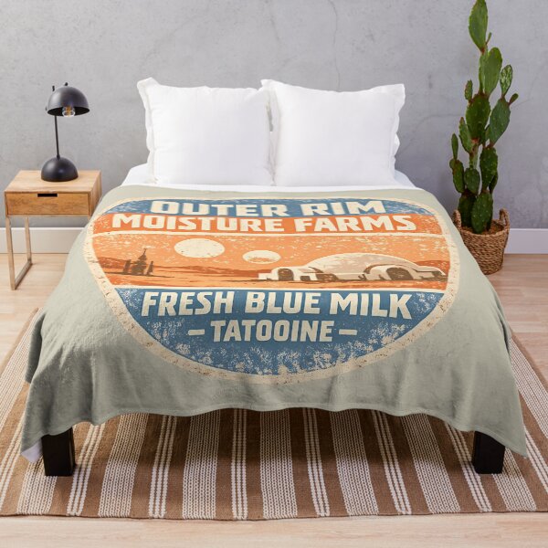 Item preview, Outer Rim Moisture Farms Fresh Blue Milk Label designed and sold by agearb.