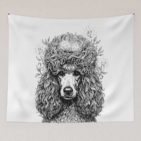 Item preview, A Mind in Bloom - Poodle Dog designed and sold by bapupa.