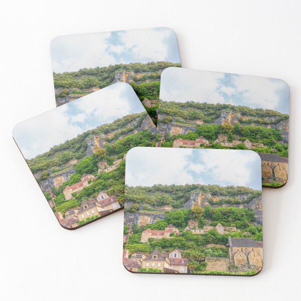 Item preview, La Roque-Gageac France Village Built Into Limestone Cliff Along the Dordogne River designed and sold by acceleratorhams.
