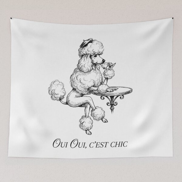 Item preview, The Cloud Café Patron - Poodle Dog designed and sold by bapupa.