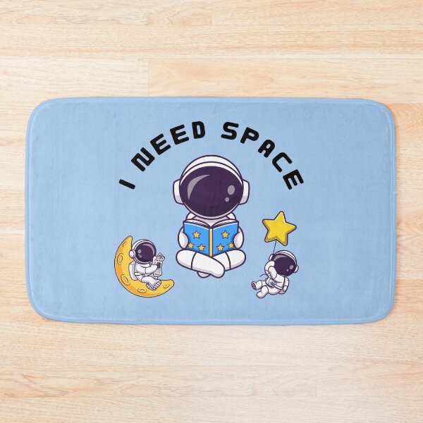 Item preview, I Need Space Cute Astronaut Astronaut Illustration designed and sold by Mars Babe.