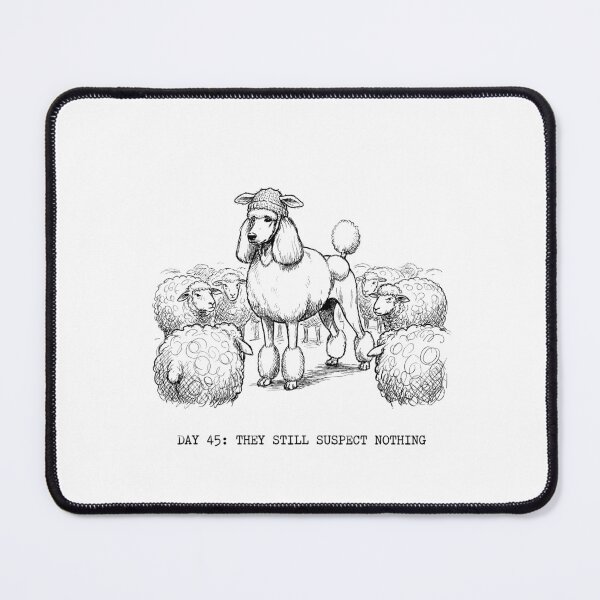Item preview, The Undercover Woofer - Poodle Dog designed and sold by bapupa.