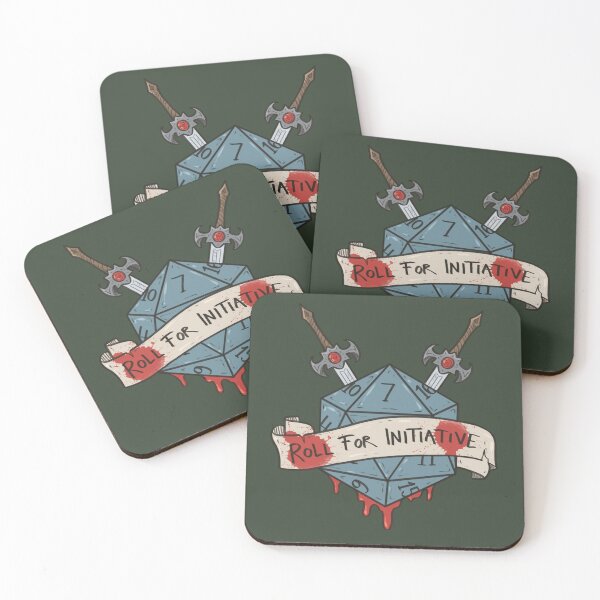 Item preview, blue dice with swords, roll for initiative, roll play games designed and sold by Ninzs.